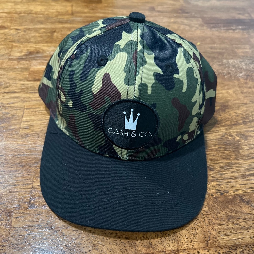Cash & Co. Camo Toddler Hat. Size S/M.